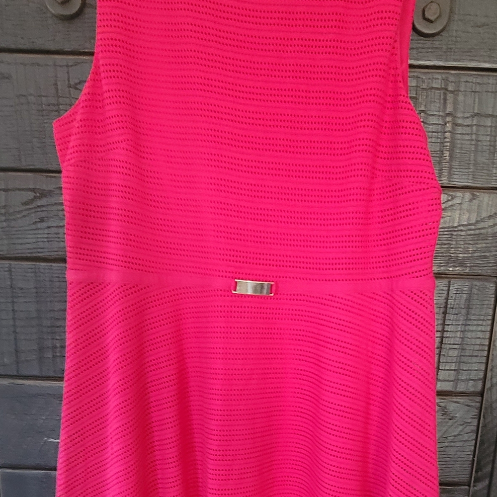 Jennifer Lopez Pink Midi Dress